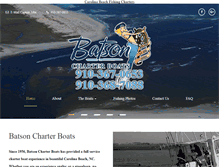 Tablet Screenshot of carolinabeachcharterfishing.com